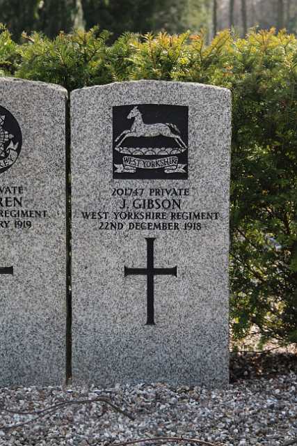 Vestre kirkegaard (18).JPG - Joseph Gibson, Pte. 1/7 bn West Yorkshire Regiment (Prince of Wales’s Own) 